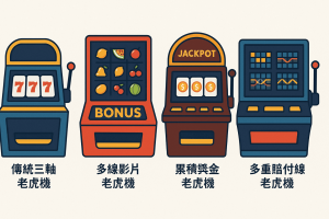 老虎機類型介紹圖
