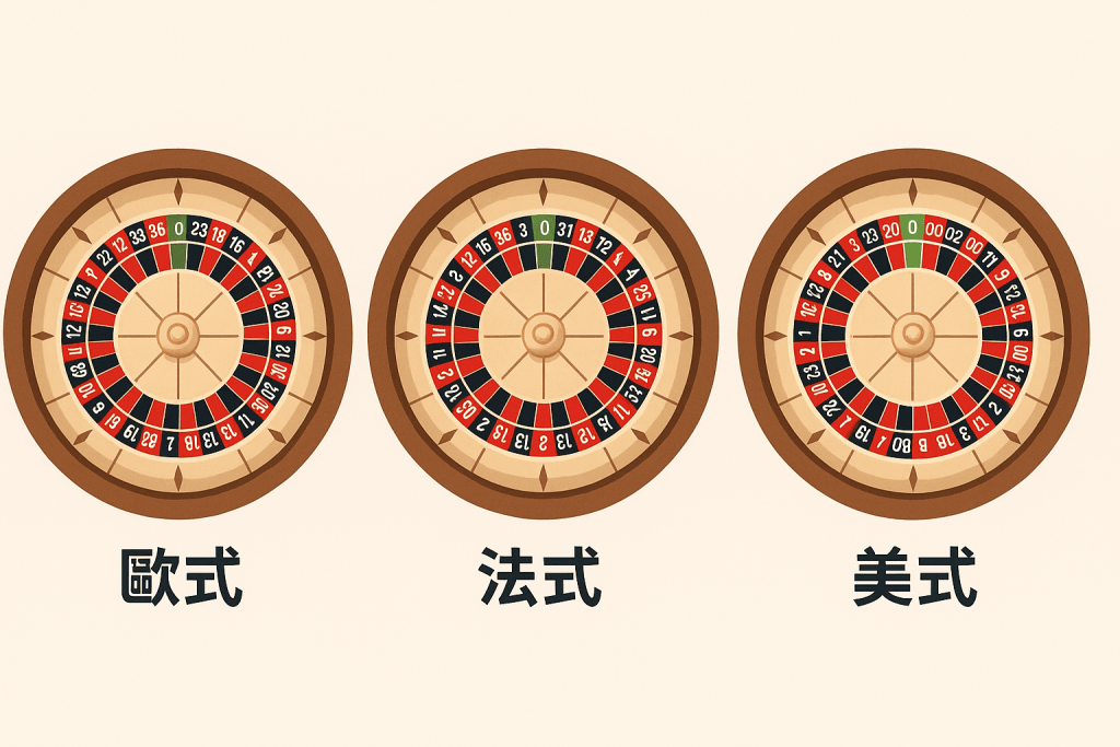 輪盤種類比較圖