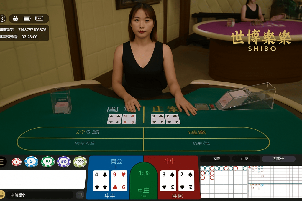 世博娛樂牛牛遊戲畫面